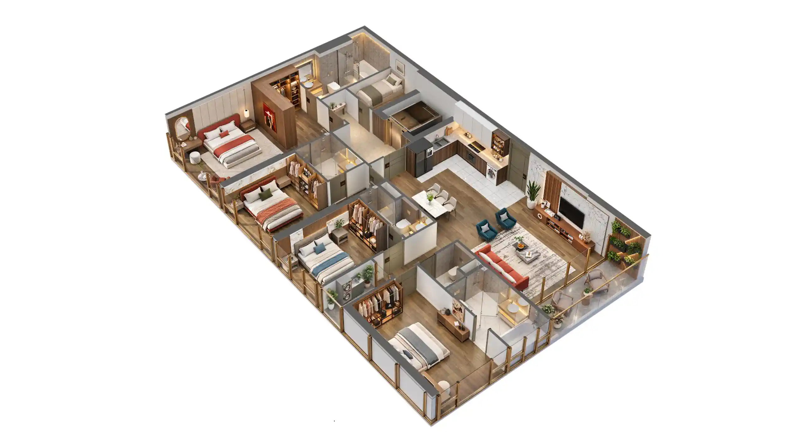 Căn hộ 01 (4pn) dự án Tara Maison Mỹ Đình